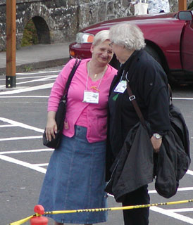 Suzie Larouche and Ingrid Lindskog